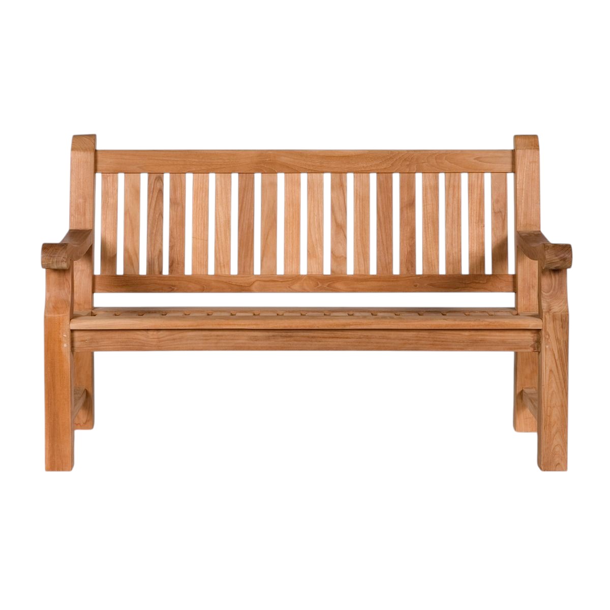 Premium Chunky Teak Memorial Bench, Add Your Personal Engraving