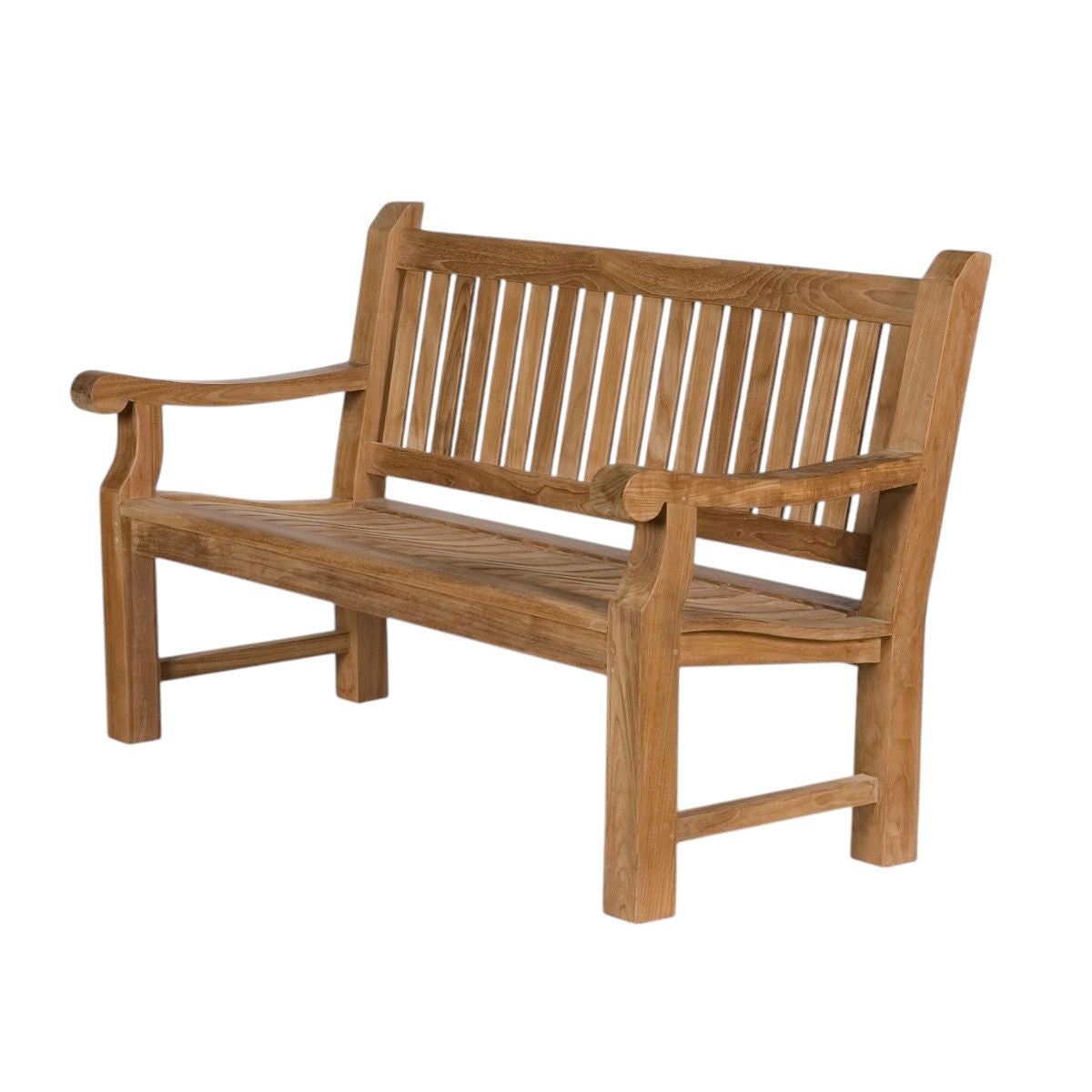 Premium Chunky Teak Memorial Bench, Add Your Personal Engraving