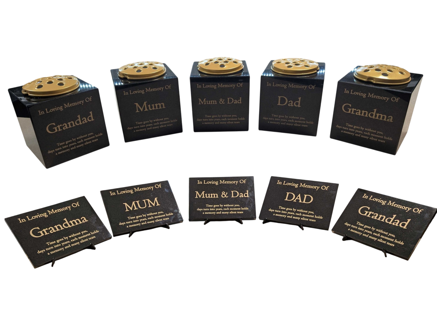 Florist Vase & Plaque Bundle. Ex VAT £341.25