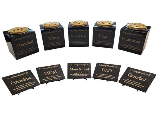 Florist Vase & Plaque Bundle. Ex VAT £341.25